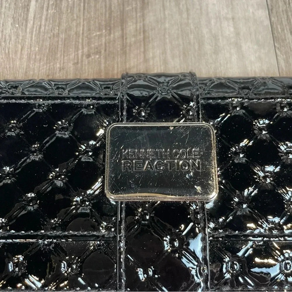 KENNETH COLE BLACK URBAN ORGANIZER 8”x4”x1” • NWT - Picture 3 of 5